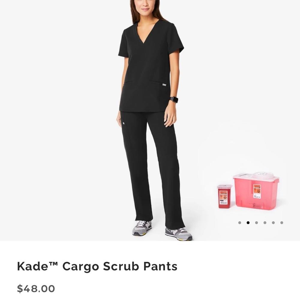Figs Black Cade Scrub Pants